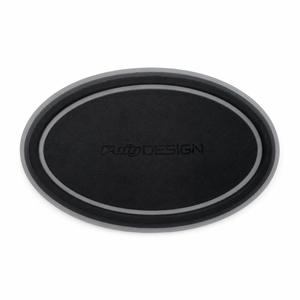 Protector lateral del depósito de combustible Impresión HDF7 negro