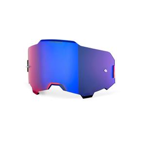 Vidrio Hiper iridium azul para gafas 100% ARMEGA