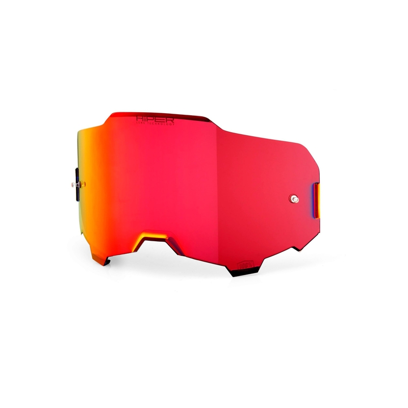 Vidrio Hiper iridium rojo para gafas 100% ARMEGA liquidación
