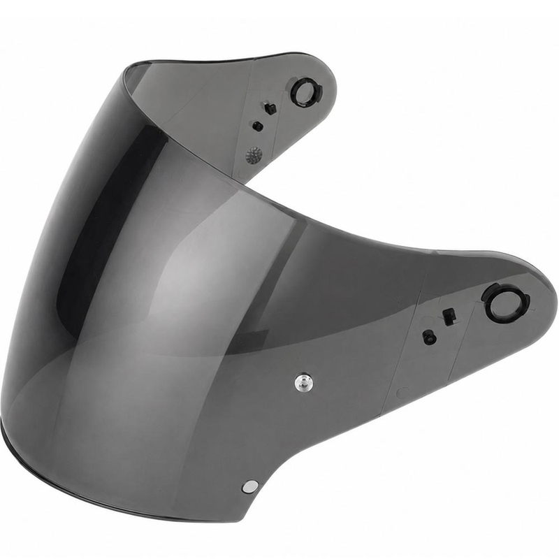 Visera Scorpion KDF-25 para cascos de motocicleta EXO-230/Z1, color humo oscuro.