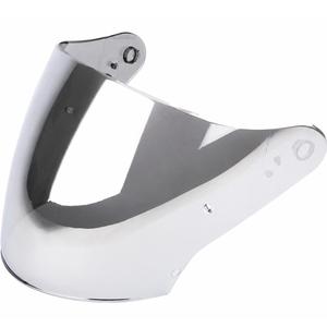 Visera Scorpion KDF-25 para cascos de motocicleta EXO-230/Z1, color plata espejo.