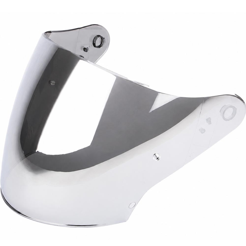 Visera Scorpion KDF-25 para cascos de motocicleta EXO-230/Z1, color plata espejo.