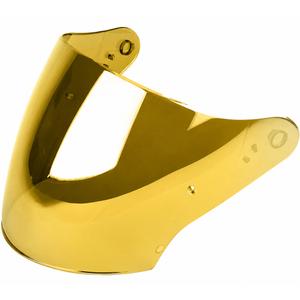 Visera Scorpion KDF-25 para cascos de motocicleta EXO-230/Z1, color oro espejo.