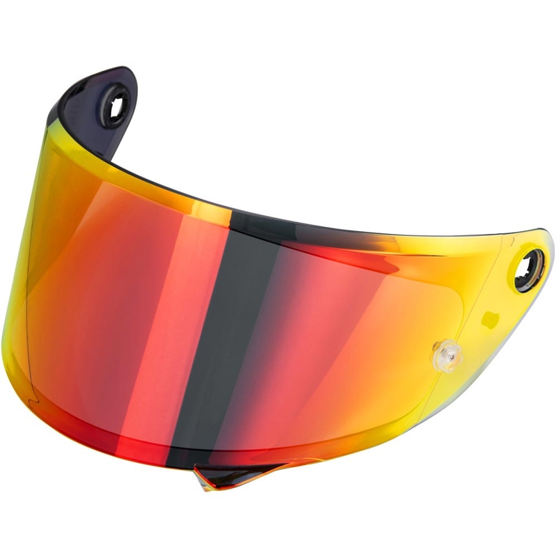 Visera HJ-26 para cascos HJC RPHA 11/carbono, color rojo espejo.