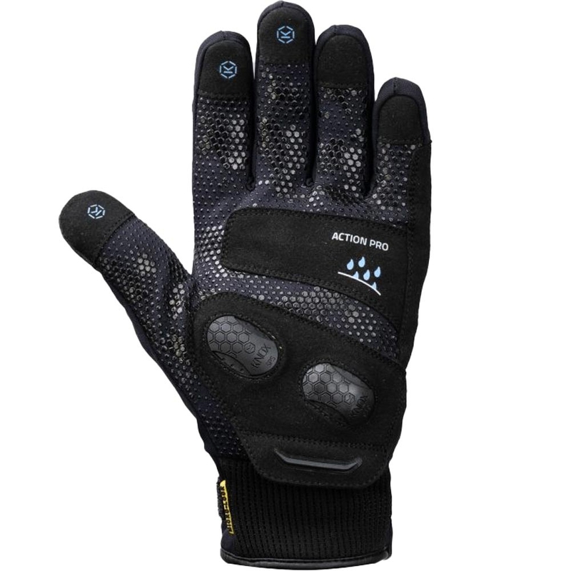 Guantes de moto impermeables Knox Action PRO negros