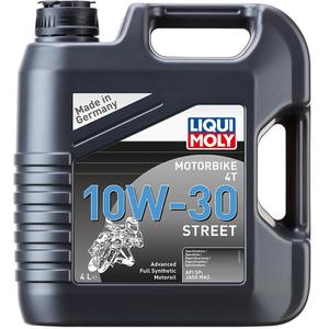 Aceite sintético para motor LIQUI MOLY para motocicletas 4T 10W40 Street, 4 litros
