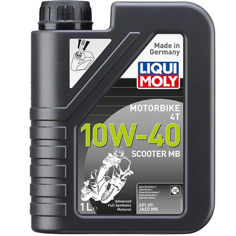 Aceite sintético para motor LIQUI MOLY Moto 4T 10W40 Scooter MB 1 l