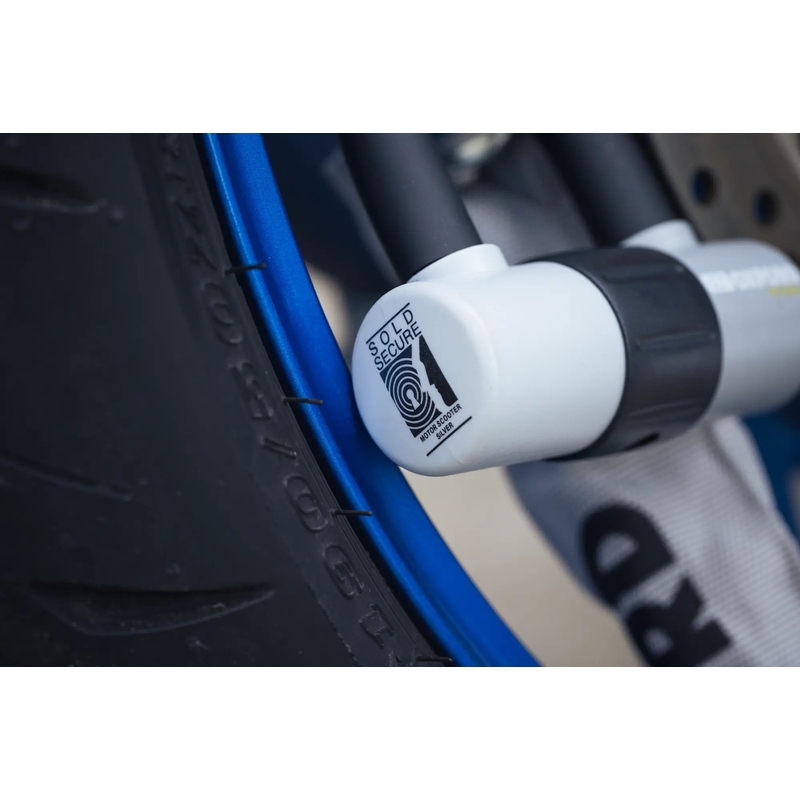 Candado para cadena de motocicleta Oxford HD - edición limitada gris