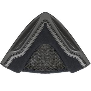 Deflector de barbilla para cascos de motocicleta Airoh Bandit, color negro.