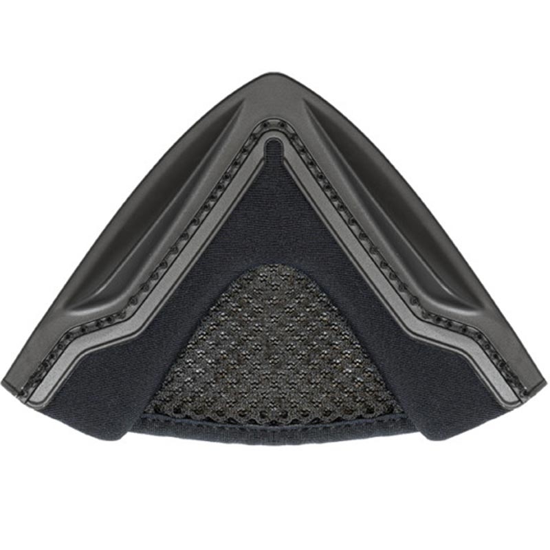 Deflector de barbilla para cascos de motocicleta Airoh Bandit, color negro.