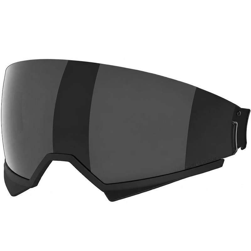 Visera solar para cascos de moto Airoh Kombakt, color humo oscuro.