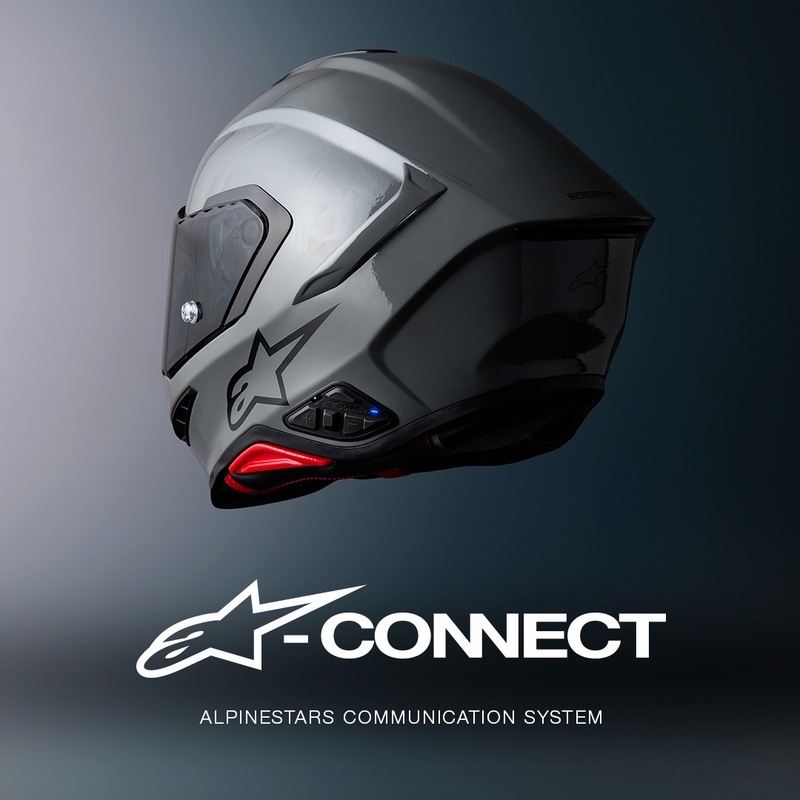 Sistema de intercomunicación Bluetooth para motocicleta Alpinestars A-CONNECT negro