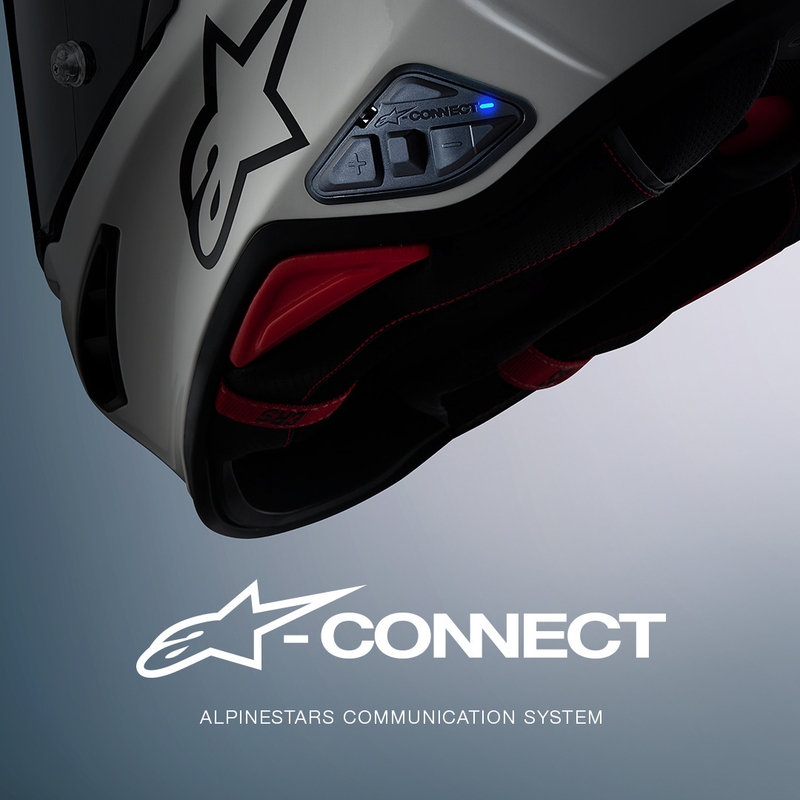 Sistema de intercomunicación Bluetooth para motocicleta Alpinestars A-CONNECT negro