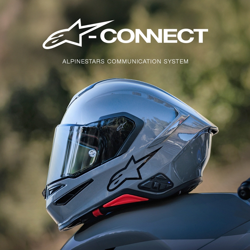 Sistema de intercomunicación Bluetooth para motocicleta Alpinestars A-CONNECT negro