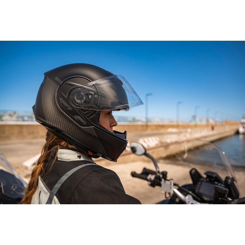 Casco integral de moto Cardo Beyond GTS negro