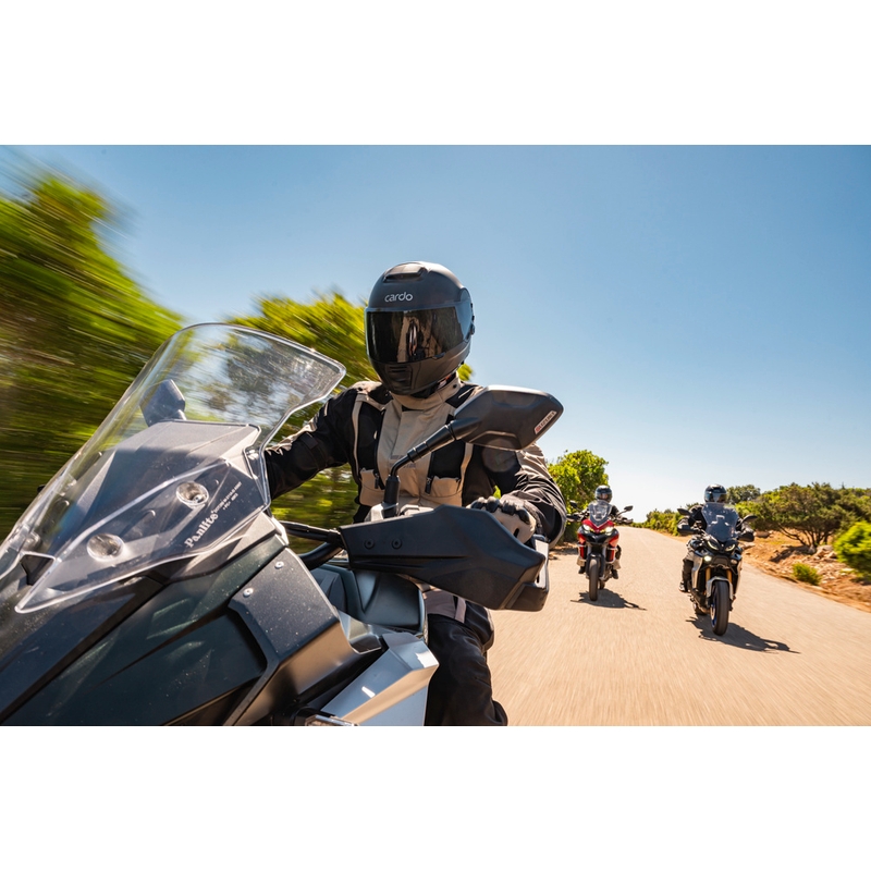 Casco integral de moto Cardo Beyond GTS negro