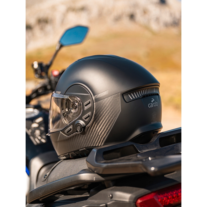 Casco integral de moto Cardo Beyond GTS negro