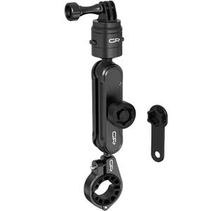 Soporte antirrobo para cámara de acción GRxplore GT1 para manillar, color negro.