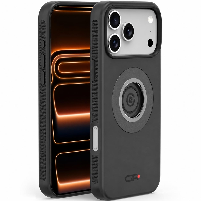 Funda de liberación rápida para Apple iPhone 17 Pro Max GRxplore negra