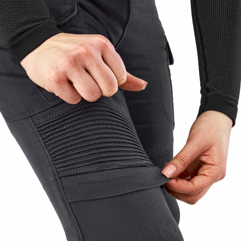 Pantalones de moto Shima Giro 3.0 para mujer, color gris.