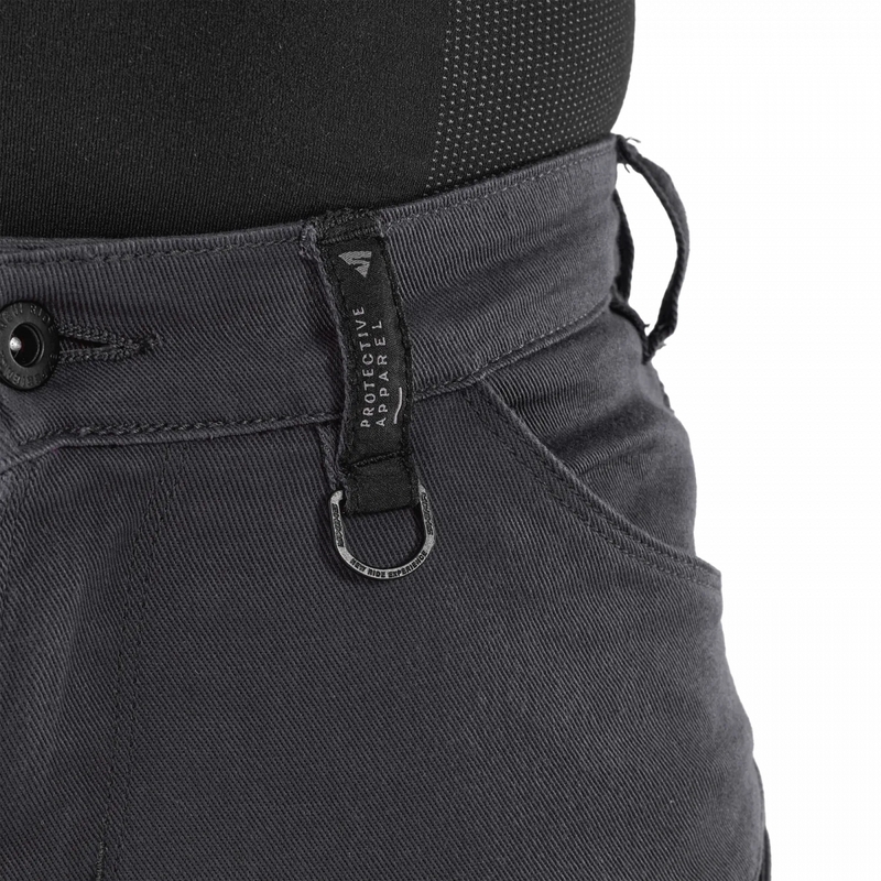 Pantalones de moto Shima Giro 3.0 para mujer, color gris.