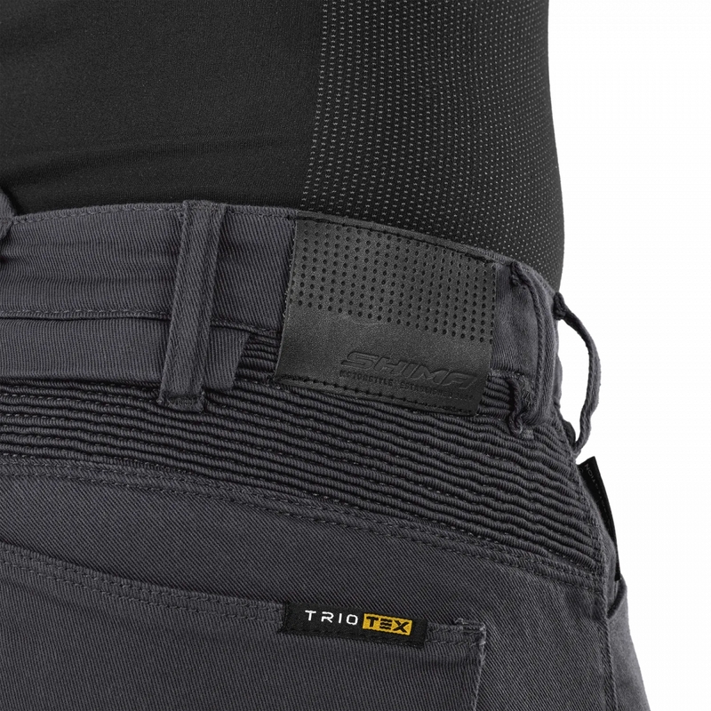 Pantalones de moto Shima Giro 3.0 para mujer, color gris.