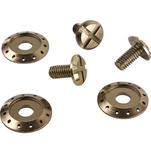 Juego de tornillos de aluminio O'Neal plateado