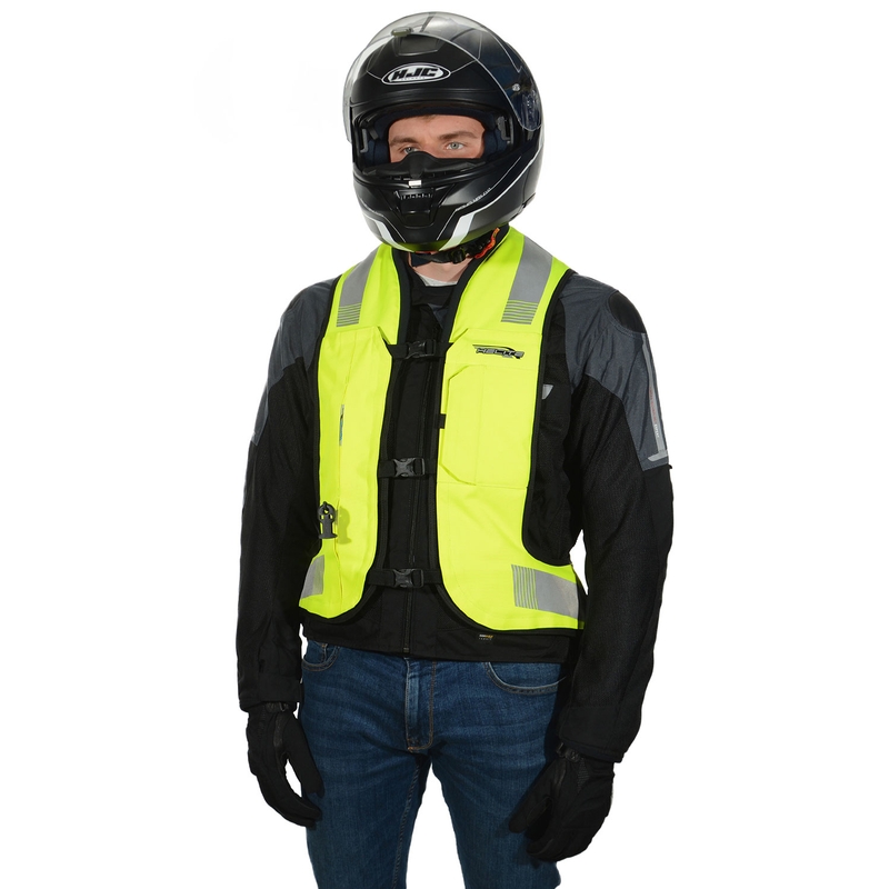 Chaleco airbag HELITE Turtle 2 amarillo fluorescente