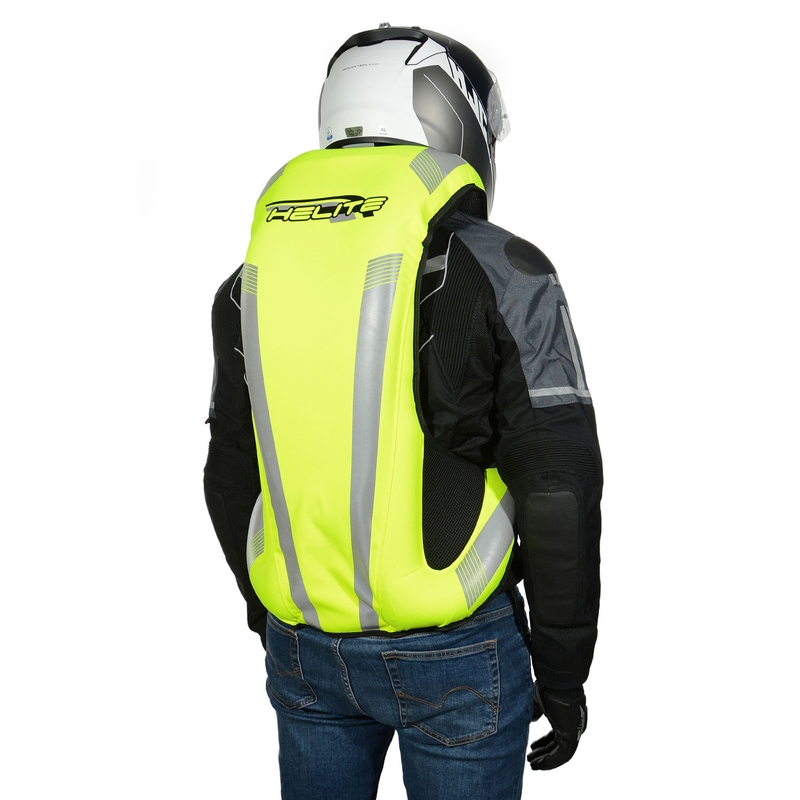 Chaleco airbag HELITE Turtle 2 amarillo fluorescente