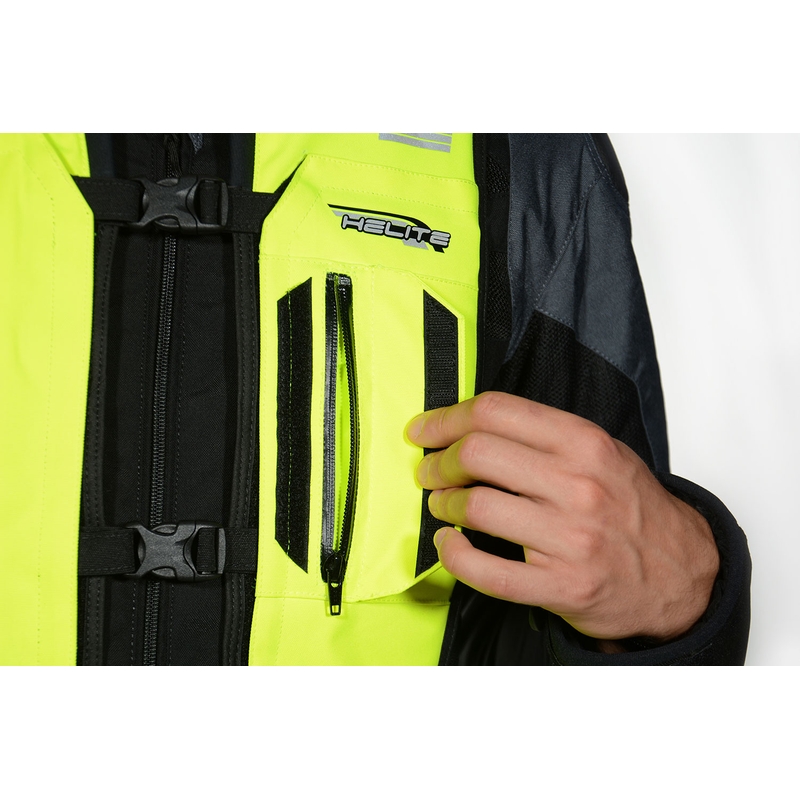 Chaleco airbag HELITE Turtle 2 amarillo fluorescente
