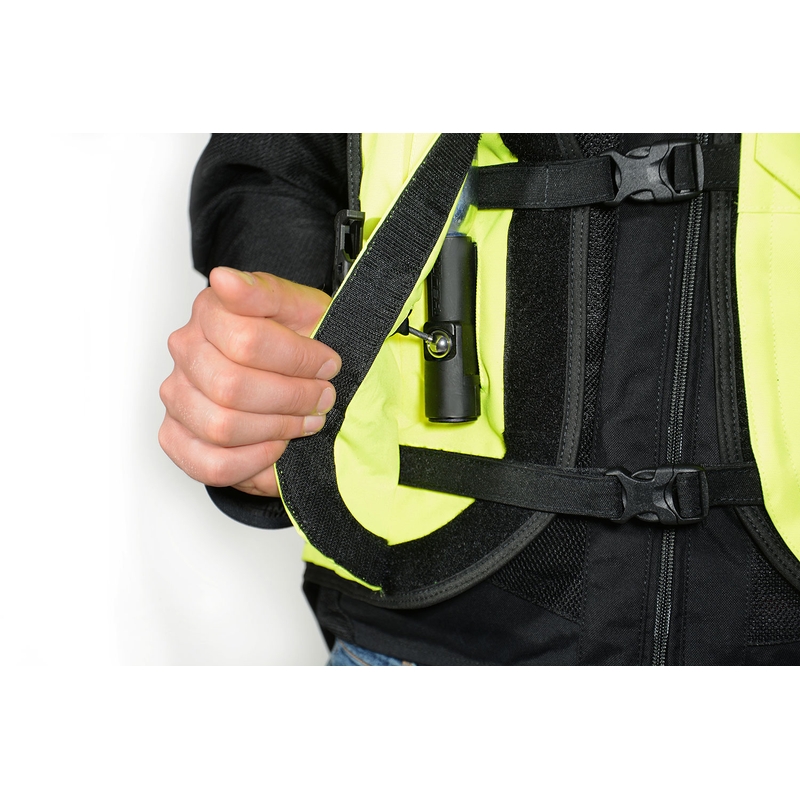 Chaleco airbag HELITE Turtle 2 amarillo fluorescente