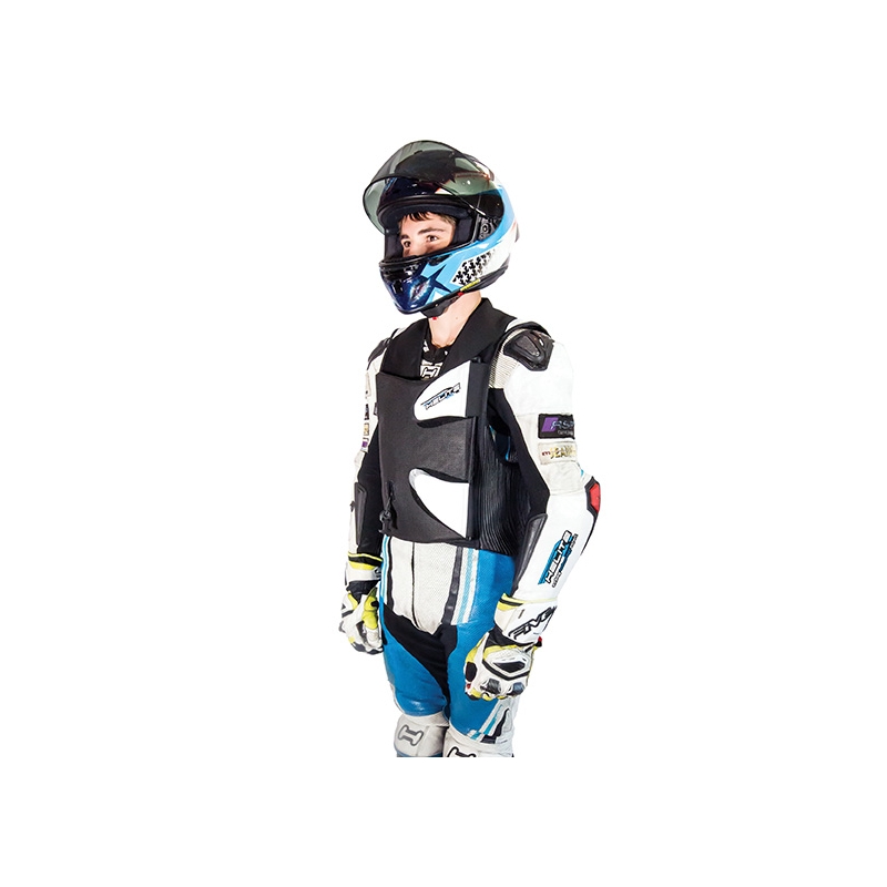 Chaleco airbag HELITE GP Air 2 blanco y negro