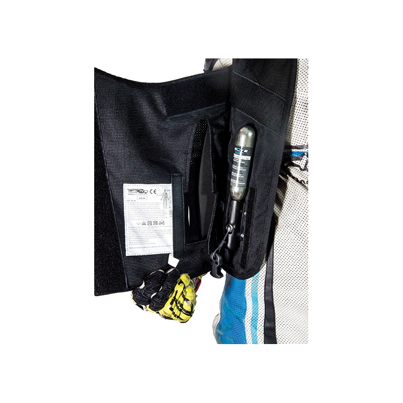 Chaleco airbag HELITE GP Air 2 blanco y negro