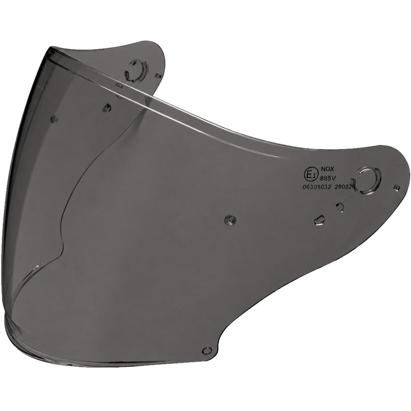 Visera para cascos de moto Nox N130 con preparación Pinlock, ahumada