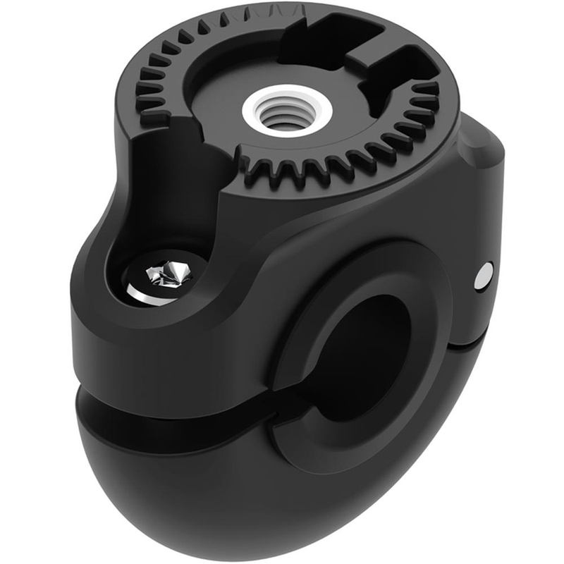 Soporte para teléfono pequeño Quad Lock® 360 V2, color negro.