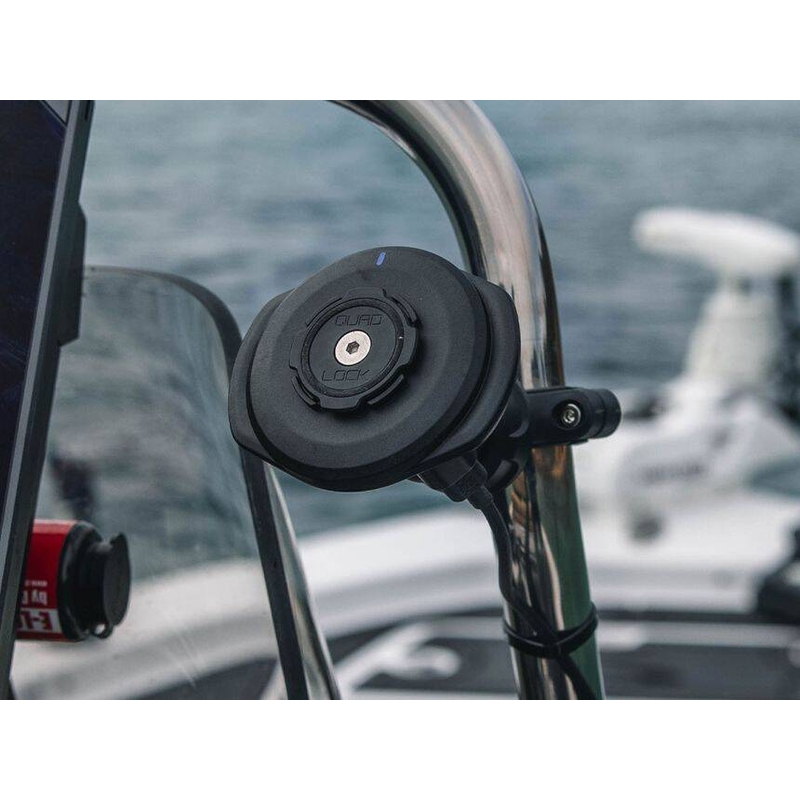 Soporte para teléfono pequeño Quad Lock® 360 V2, color negro.
