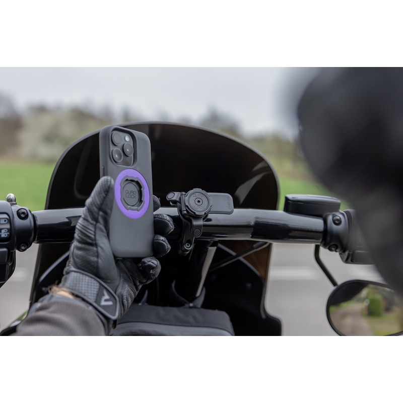 Soporte para teléfono de manillar grande Quad Lock® PRO negro