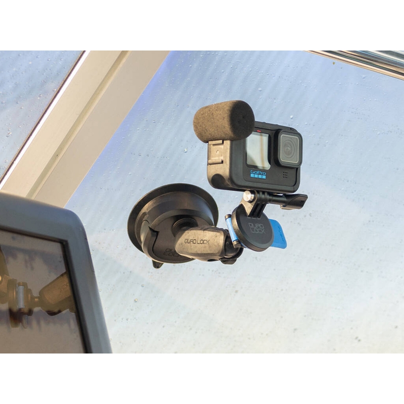 Adaptador para cámara deportiva Quad Lock® - GoPro estándar negro