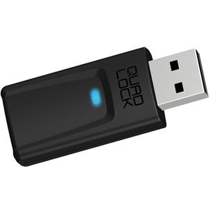 Adaptador inalámbrico Quad Lock® CarPlay/Android Auto negro