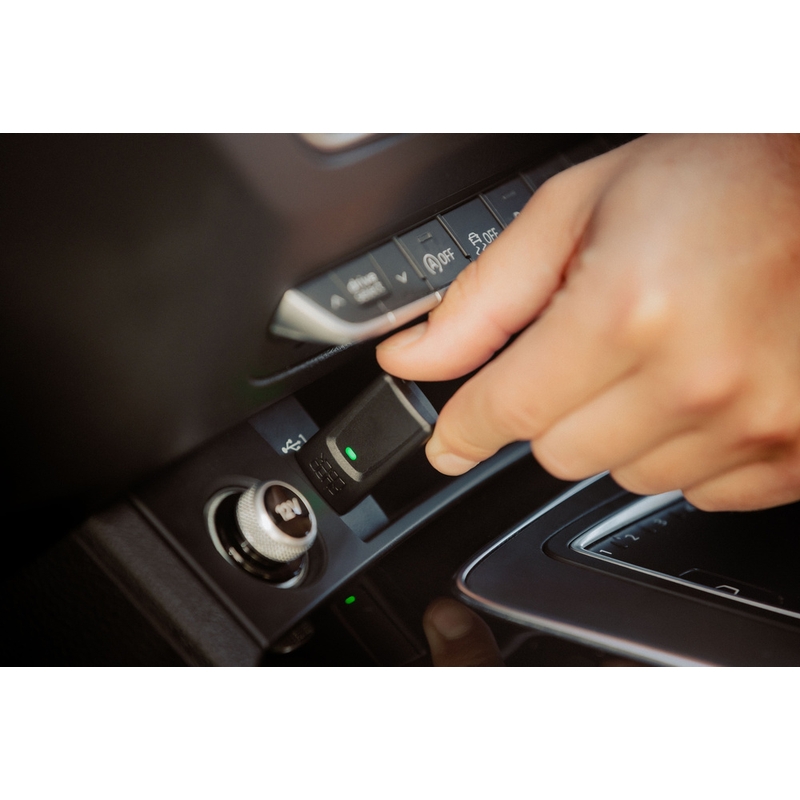 Adaptador inalámbrico Quad Lock® CarPlay/Android Auto negro