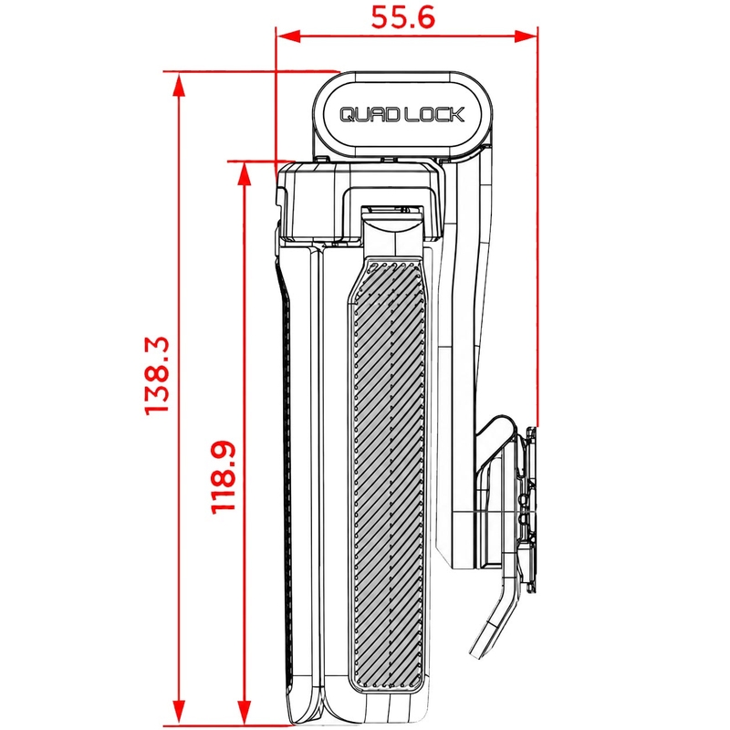 Trípode Quad Lock® negro