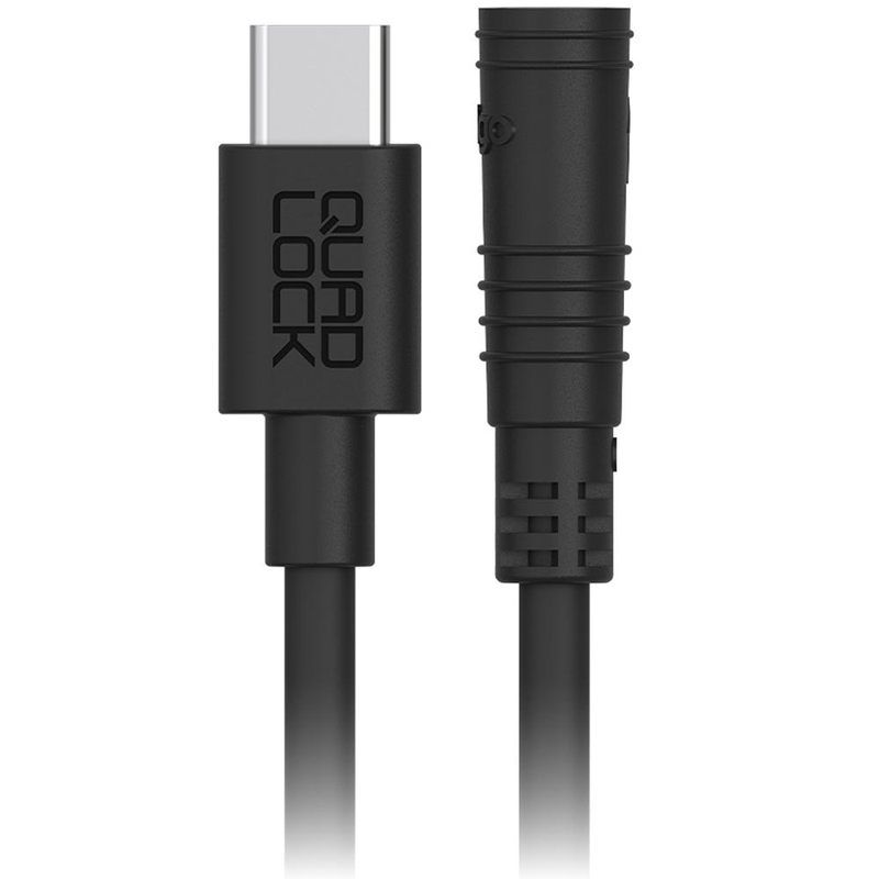Cable de alimentación Quad Lock® negro