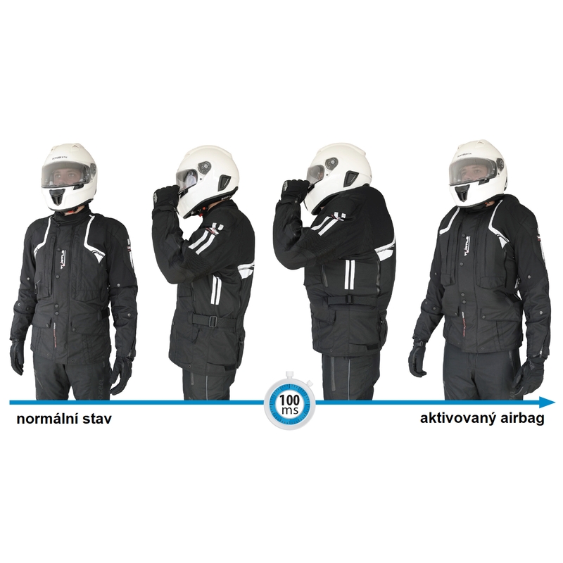 Chaqueta airbag HELITE Touring negra