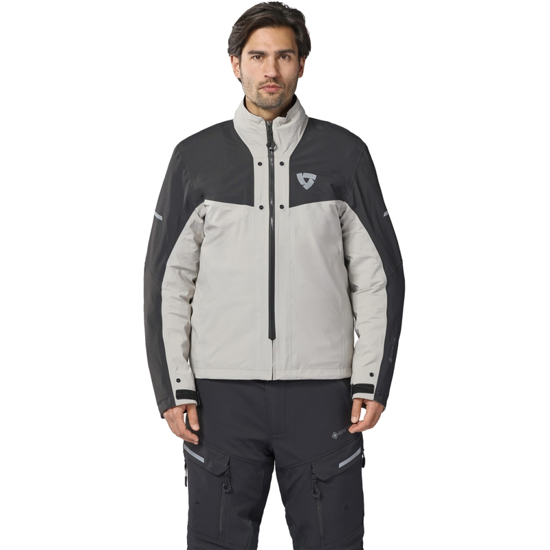Chaqueta de moto Revit Defender 4 GTX color rojo antracita