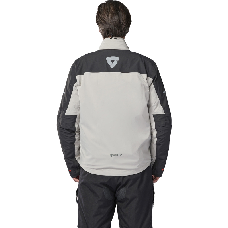 Chaqueta de moto Revit Defender 4 GTX color rojo antracita