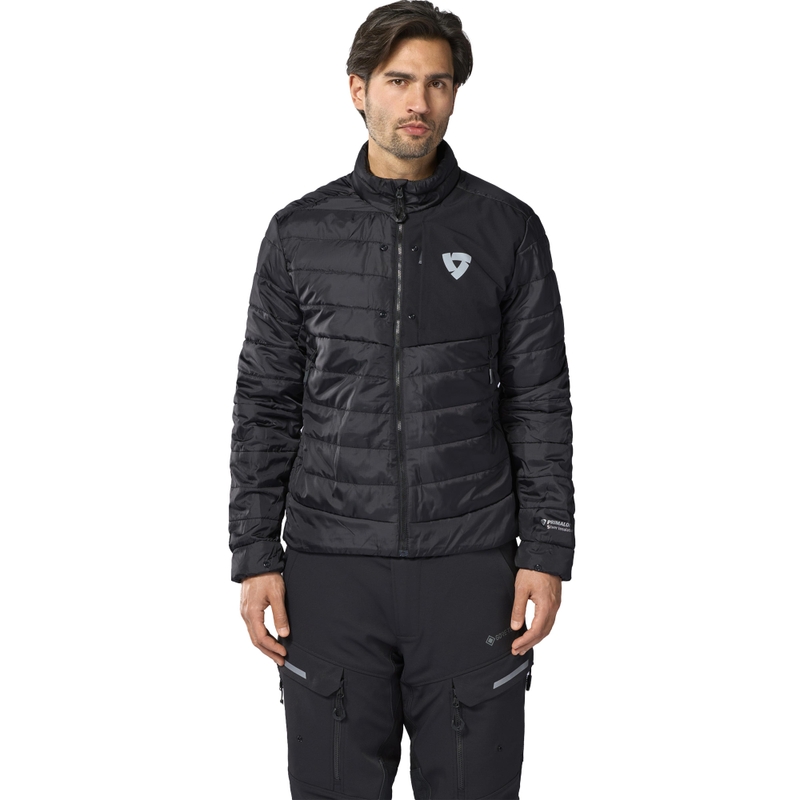 Chaqueta de moto Revit Defender 4 GTX color rojo antracita