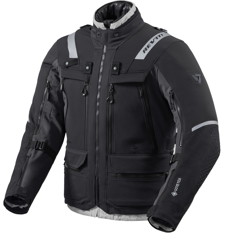 Chaqueta de moto Revit Defender 4 GTX negra