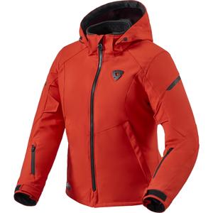 Chaqueta de moto para mujer Revit Afterburn 2 H2O roja