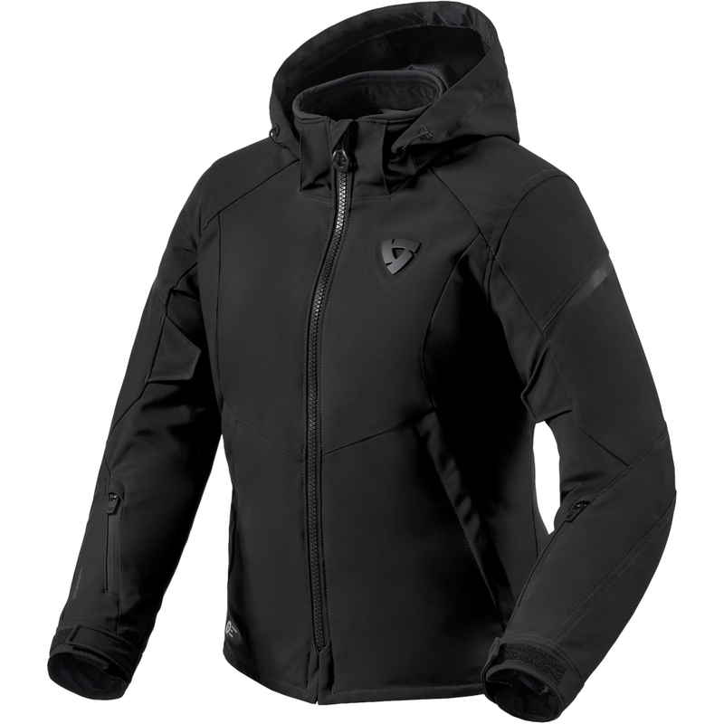 Chaqueta de moto negra para mujer Revit Afterburn 2 H2O