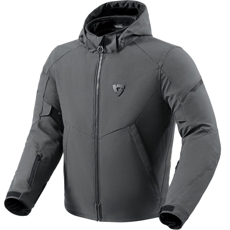 Chaqueta de moto Revit Afterburn 2 H2O, gris oscuro